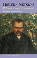 Libro REFLEXIONES MAXIMAS Y AFORISMOS de NIETZSCHE FRIEDRICH en Colombia, filosofia