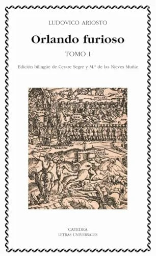 Libro ORLANDO FURIOSO TOMO I de ARIOSTO LUDOVICO en Colombia, literatura