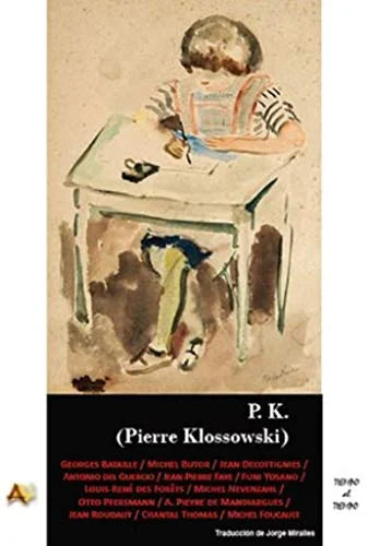 Libro P K PIERRE KLOSSOWSKI de VVAA. en Colombia, filosofia
