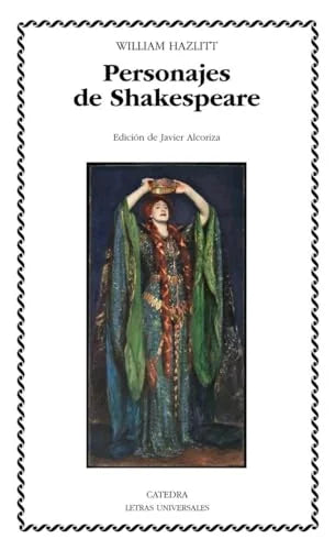 Libro PERSONAJES DE SHAKESPEARE de HAZLITT WILLIAM en Colombia, ensayo