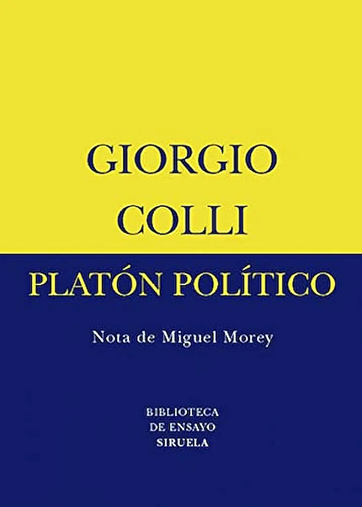 Platon Politico - Colli Giorgio - Siruela