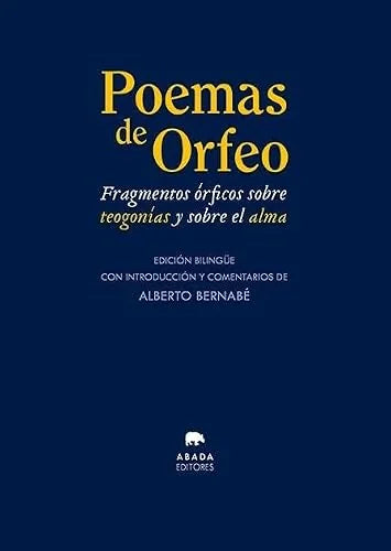 Libro POEMAS DE ORFEO de BERNABE ALBERTO en Colombia, poesia