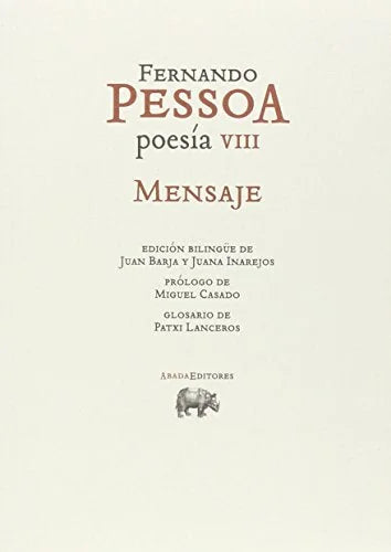 Libro POESIA VIII MENSAJE de PESSOA FERNANDO en Colombia, poesia