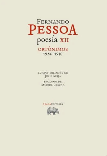 Libro POESIA XII ORTONIMOS 1924 1930 de PESSOA FERNANDO en Colombia, poesia