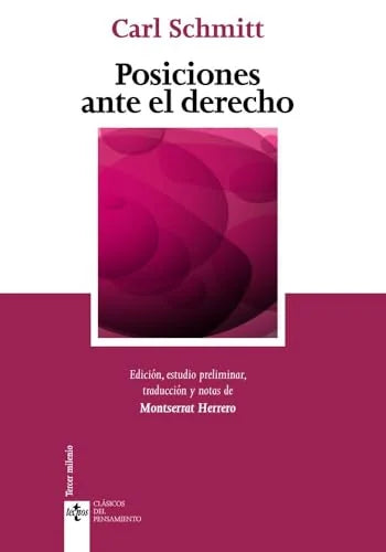 Libro POSICIONES ANTE EL DERECHO de SCHMITT CARL en Colombia, derecho