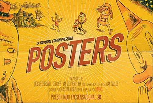 Libro POSTERS de LINIERS en Colombia, comic - novela grafica