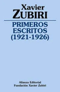 Libro PRIMEROS ESCRITOS 1921 1926 de ZUBIRI XAVIER en Colombia, filosofia
