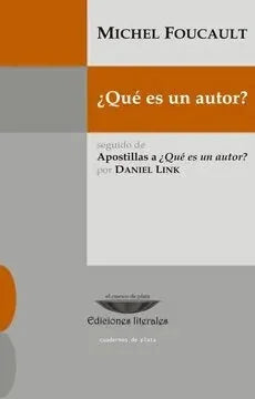 Libro QUE ES UN AUTOR? de MICHEL FOUCAULT en Colombia, filosofia