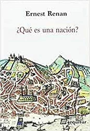Libro QUE ES UNA NACION? de RENAN ERNEST en Colombia, politica