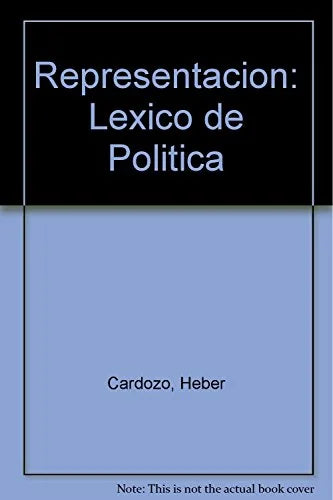 Libro REPRESENTACION LEXICO DE POLITICA de ACCARINO BRUNO en Colombia, politica