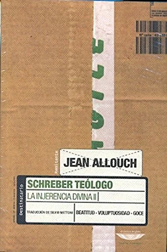 Libro SCHREBER TEOLOGO LA INJERENCIA DIVINA de ALLOUCH JEAN en Colombia, psicoanalisis