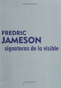Libro SIGNATURAS DE LO VISIBLE de JAMESON FREDRIC en Colombia, filosofia