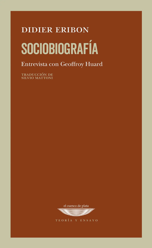 Libro SOCIOBIOGRAFIA ENTREVISTA CON GEOFFROY HUARD de ERIBON  DIDIER en Colombia, psicoanalisis