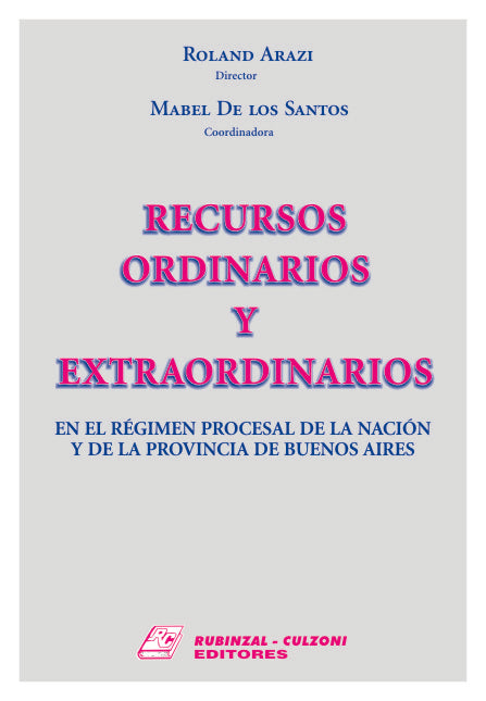 Libro Recursos Ordinarios Y Extraordinarios