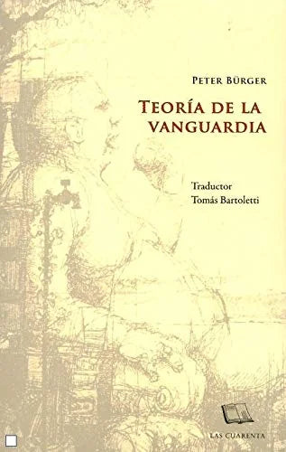 Libro TEORIA DE LA VANGUARDIA de PETER BURGER en Colombia, filosofia