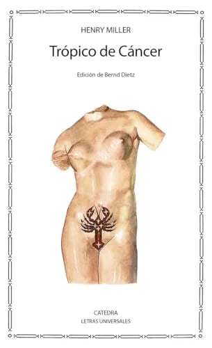 Libro TROPICO DE CANCER de MILLER HENRY en Colombia, literatura