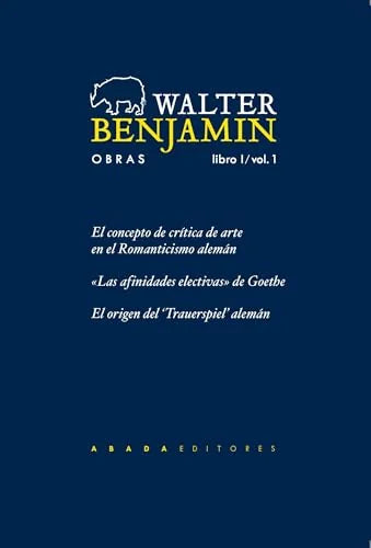 Libro WALTER BENJAMIN LIBRO 1 / VOL 1 de WALTER BENJAMIN en Colombia, literatura