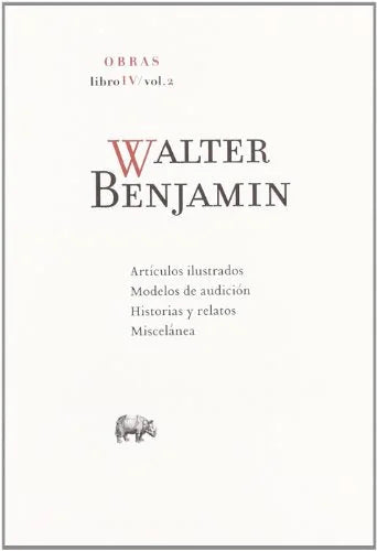 Libro WALTER BENJAMIN OBRAS LIBRO IV/VOL 2 de BENJAMIN WALTER en Colombia, filosofia