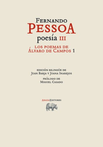 Libro Poesia Iii Los Poemas De Alvaro De Campo