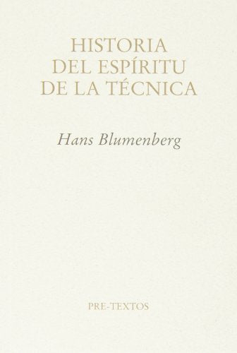 Historia Del Espiritu De La Tecnica - Icaro Libros