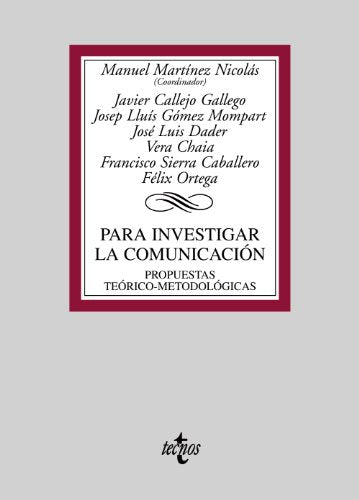 Libro Para Investigar La Comunicacion