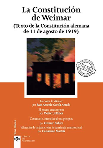 La Constitucion De Weimar - Icaro Libros