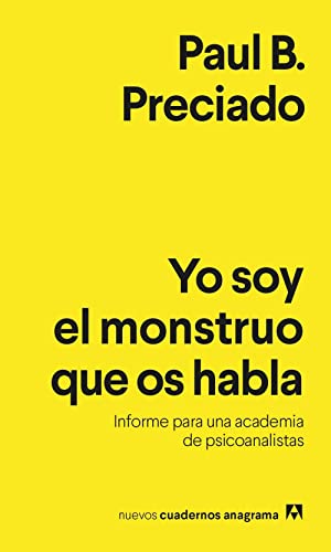 Libro Yo Soy El Monstruo Que Os Habla