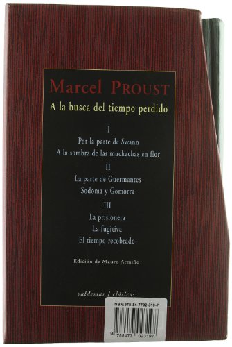 A La Busqueda Del Tiempo Perdido 3 Tomo - Icaro Libros