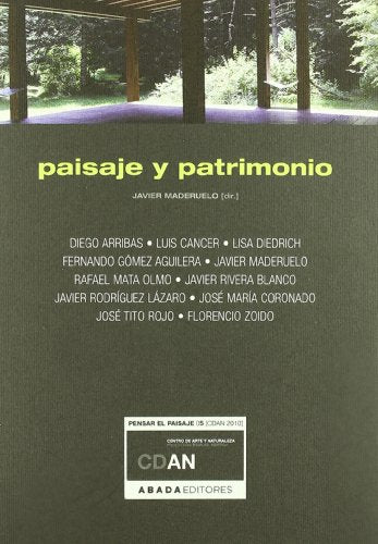 Libro Paisaje Y Patrimomio