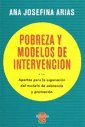 Libro Pobreza Y Modelos De Intervencion