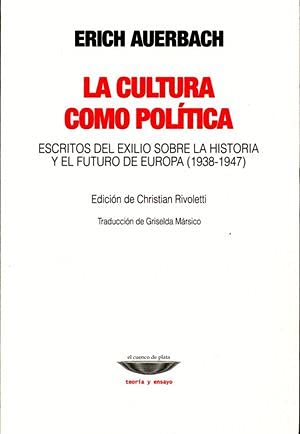 Libro La Cultura Como Politica