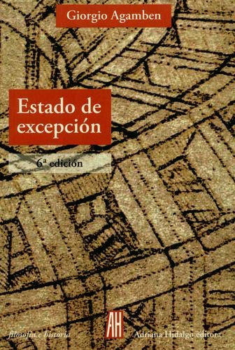 Libro Estado De Exepcion