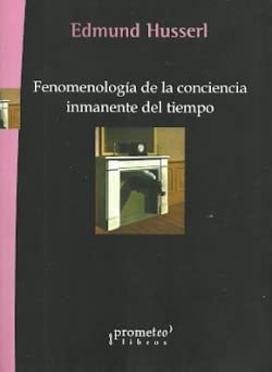 Libro Fenomenologia De La Conciencia Inmanente